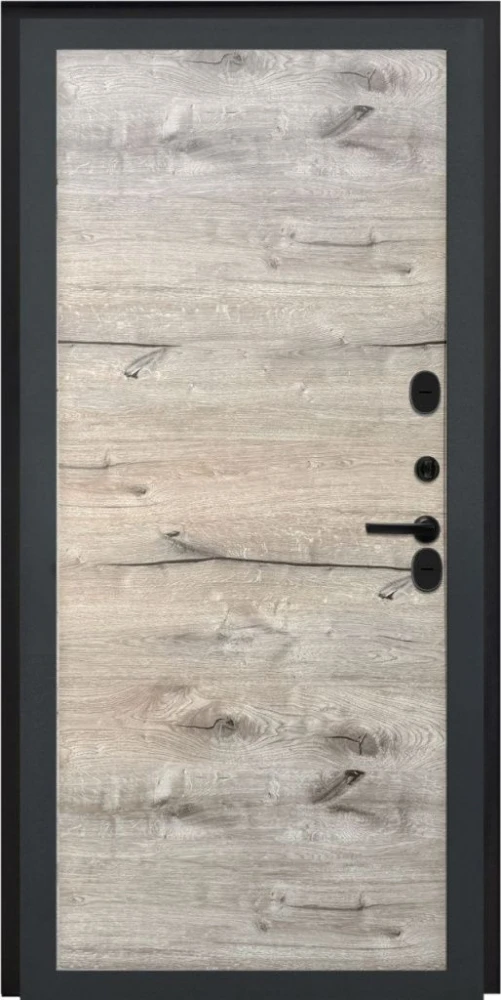 Входная дверь ДвериПРО Модель Л-49 Без фрезеровки Дуб пацифик горизонт DPRO226469 внутренняя сторона